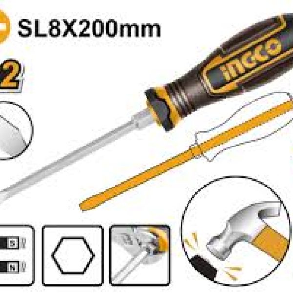 پیچ گوشتی دو سو ضربه خور اینکو HGTSL8200